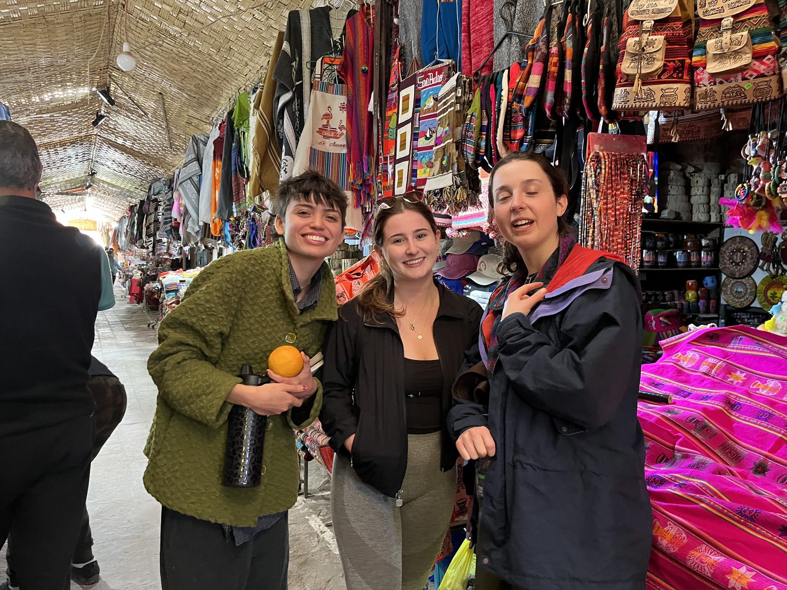 Visiting a craft market in San Pedro de Atacama
